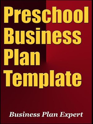 cover image of Preschool Business Plan Template (Including 6 Special Bonuses)